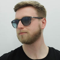 Persol Sunglasses PO3152S 1155Q8 Striped Blue Azure Gradient Blue