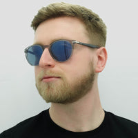Persol Sunglasses PO3152S 113356 Smoke Light Blue