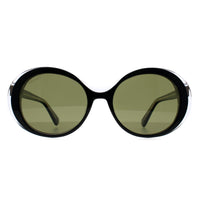 Serengeti Sunglasses Bacall SS541001 Shiny Black Transparent Layer Mineral Polarized 555nm Photochromic