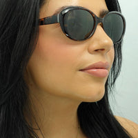 INVU Sunglasses B2022 E Demi Tortoise Brown Green Polarized