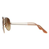 Ray-Ban Sunglasses Aviator 3025 112/85 Matt Gold Brown Gradient