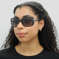 Prada Sunglasses 08OS 1AB0A7 Black Grey Gradient