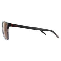 Hugo by Hugo Boss Sunglasses HG 1128/S 08A AO Black Grey Red Mirror