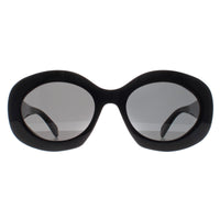 Celine Sunglasses Triomphe CL40292U 01A Shiny Black Smoke Grey