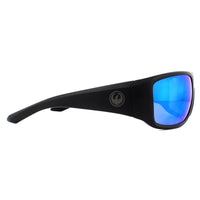 Dragon Sunglasses Jump LL 42368-006 Matte Black Lumalens Blue Ion