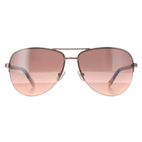 Kate Spade Sunglasses Bethann AU2 G4 Rose Gold Brown Gradient Mirror