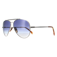 David Beckham Sunglasses DB1004/S 010 08 Palladium Silver Blue Gradient