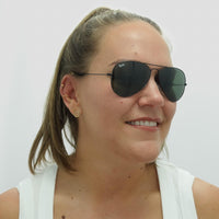 Ray-Ban Sunglasses Aviator 3025 L2823 Black Green
