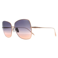 Dita Sunglasses Zazoe DTS145-A-02 Rose Gold Dark Grey to Peach Gradient
