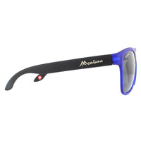 Montana Sunglasses MP38 D Blue with Black Rubbertouch Black Polarized