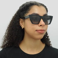 Alexander McQueen Sunglasses AM0299S 001 Black Grey