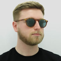 Oliver Peoples Sunglasses Gregory Peck 5217 1483R8 Semi Matt Havana Indigo Photochromic