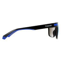 Polaroid Sunglasses PLD 2123/S D51 5X Black Blue Blue Mirror Polarized