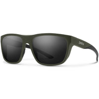 Smith Sunglasses Barra SIF 6N Matte Moss ChromaPop Polarized Black