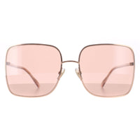 Jimmy Choo Sunglasses ALIANA/S PY3 2S Copper Gold Nude Pink Flash Silver Mirror