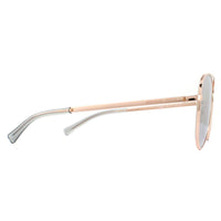 Michael Kors Sunglasses San Diego 1045 11086G Rose Gold Silver Mirror