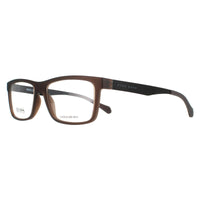 Hugo Boss Glasses Frames BOSS 0870 05A Matte Brown Dark Ruthenium Men