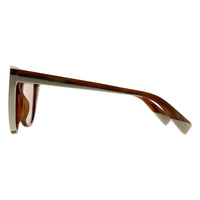Furla Sunglasses SFU783 092M Honey Brown White Horn Brown