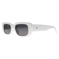 Montana Sunglasses MP65 B White Smoke Grey Polarized