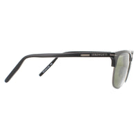 Serengeti Sunglasses Alray 8943 Shiny Dark Gunmetal Black Mineral Polarized 555nm Green