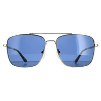 Calvin Klein Sunglasses CK19136S 045 Silver Smoke Grey