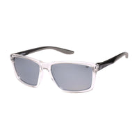 Caterpillar Sunglasses CTS-8033 113P Clear Black Grey Silver Mirror Polarized
