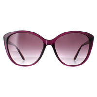 Calvin Klein Sunglasses CK19543S 500 Crystal Purple Purple Grey Gradient