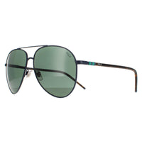Polo Ralph Lauren Sunglasses PH3131 930371 Matte Navy Blue Green