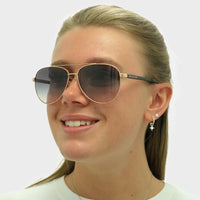 Michael Kors Sunglasses Hvar 5007 109936 Rose Gold Brown Gradient