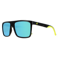 Carrera Sunglasses 8055/S 7ZJ Z9 Black Green Green Multilayer Mirror
