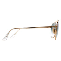Ray-Ban Sunglasses Marshal 3648 001/3F Gold Light Blue Gradient