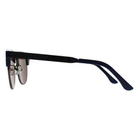 Spy Sunglasses Stout 6700000000053 Navy Blue Grey with Gold Mirror