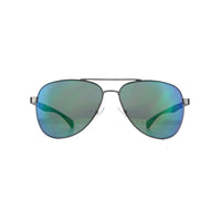 Hugo Boss Sunglasses BOSS 1077/S V81 Z9 Dark Ruthenium & Black Green Mirror
