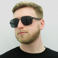 Polo Ralph Lauren Sunglasses 3112 903887 Matte Black Grey