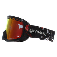 Dragon Ski Goggles D1 OTG 642 Koi Lumalens Red Ion and Rose