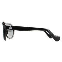 Moncler Sunglasses ML0055 01C Shiny Black Grey Mirror