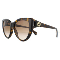 Gucci Sunglasses GG0877S 002 Dark Havana Brown Gradient