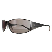 Police Sunglasses S8295 0568 Total Shiny Gunmetal Grey Green