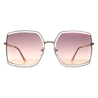 Skechers Sunglasses SE6224 57B Beige Gold Purple Gradient
