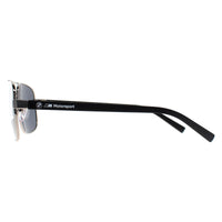 BMW Sunglasses BS0039 15D Matte Light Ruthenium Smoke Polarized