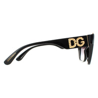 Dolce & Gabbana Sunglasses DG6144 501/8G Black Transparent Black Grey Gradient