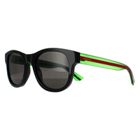 Gucci Sunglasses GG0003SN 006 Black Green Grey Grey