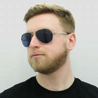 Tom Ford Sunglasses 0144 Marko 18V Silver Blue