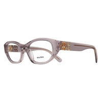 Miu Miu Glasses Frames MU03WV 12W1O1 Mauve Transparent Women