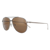 Salvatore Ferragamo Sunglasses SF201S 035 Grey Brown