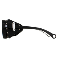 Moncler Sunglasses ML0046 02C Matte Black Smoke Mirror