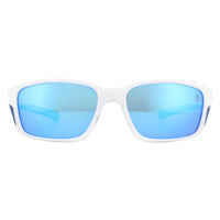 Timberland Sunglasses TB9172 21D White Blue Mirror Polarized