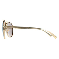 Versace Sunglasses VE2217 12526G Pale Gold Light Gray Silver Mirror