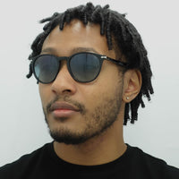 Persol Sunglasses PO3152 9014Q8 Black Azure Gradient Blue