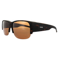 Polaroid Suncovers Fit Over Glasses Sunglasses PLD 9007/S V08 HE Havana Brown Polarized